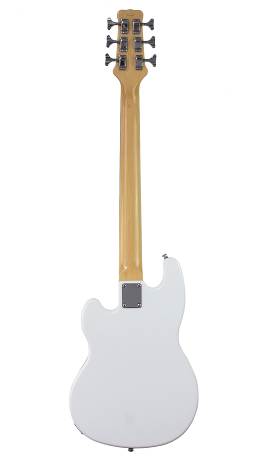 Eastwood Guitars Hooky Bass 6 PRO White #color_white