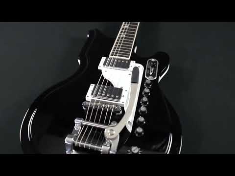 Eastwood Guitars Airline 59 Newport DLX Black #color_black