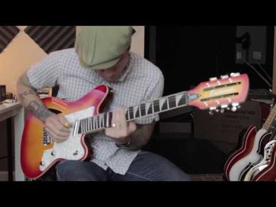 Eastwood Guitars Surfcaster 12 Cherryburst #color_cherryburst