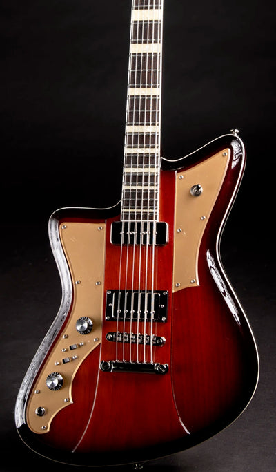 Eastwood Guitars Rivolta Mondata Baritone VII LH Fuoco Burst #color_fuoco-burst