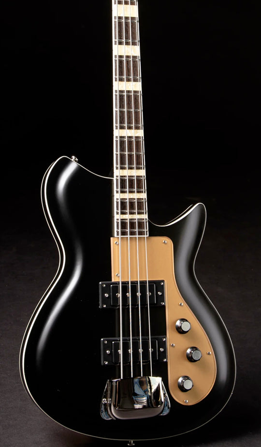 Eastwood Guitars Rivolta Combinata Bass VII Toro Black #color_toro-black