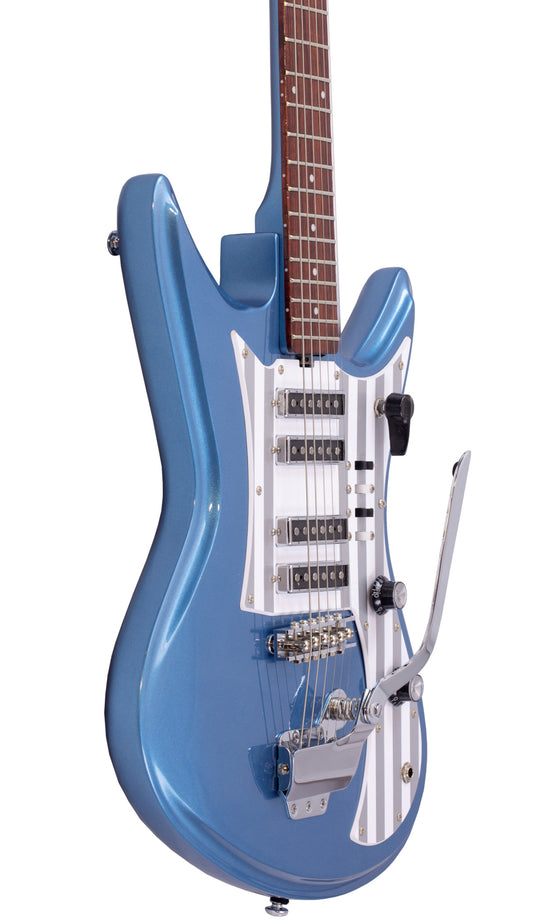 Eastwood Guitars Ichiban SharkFin K4L Metallic Blue #color_metallic-blue