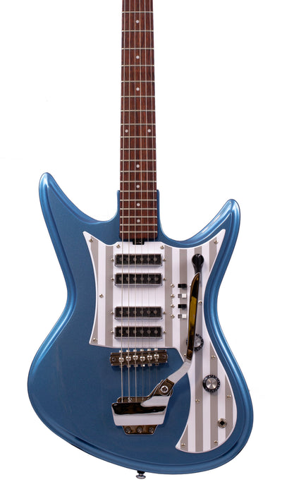 Eastwood Guitars Ichiban SharkFin K4L Metallic Blue #color_metallic-blue