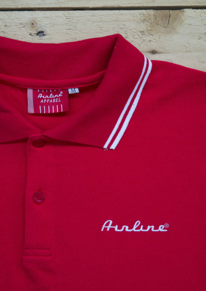 Eastwood Guitars Airline Polo Shirt Red