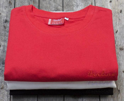 Eastwood Guitars Airline Block T-Shirt Red