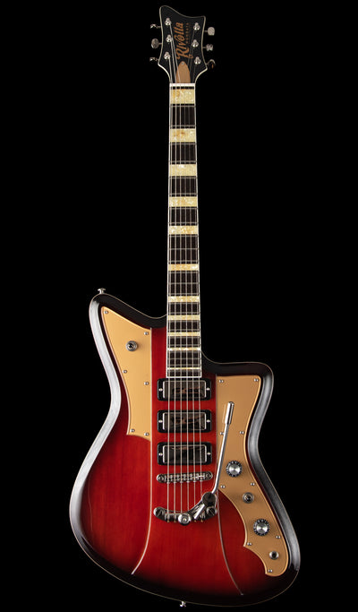 Eastwood Guitars Rivolta Mondata DLX Fuoco Burst #color_fuoco-burst