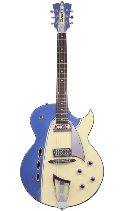 Eastwood Guitars Backlund Rockerbox II Blue-Creme #color_blue-creme