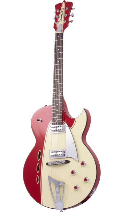 Eastwood Guitars Backlund Rockerbox II Red-Creme #color_red-creme