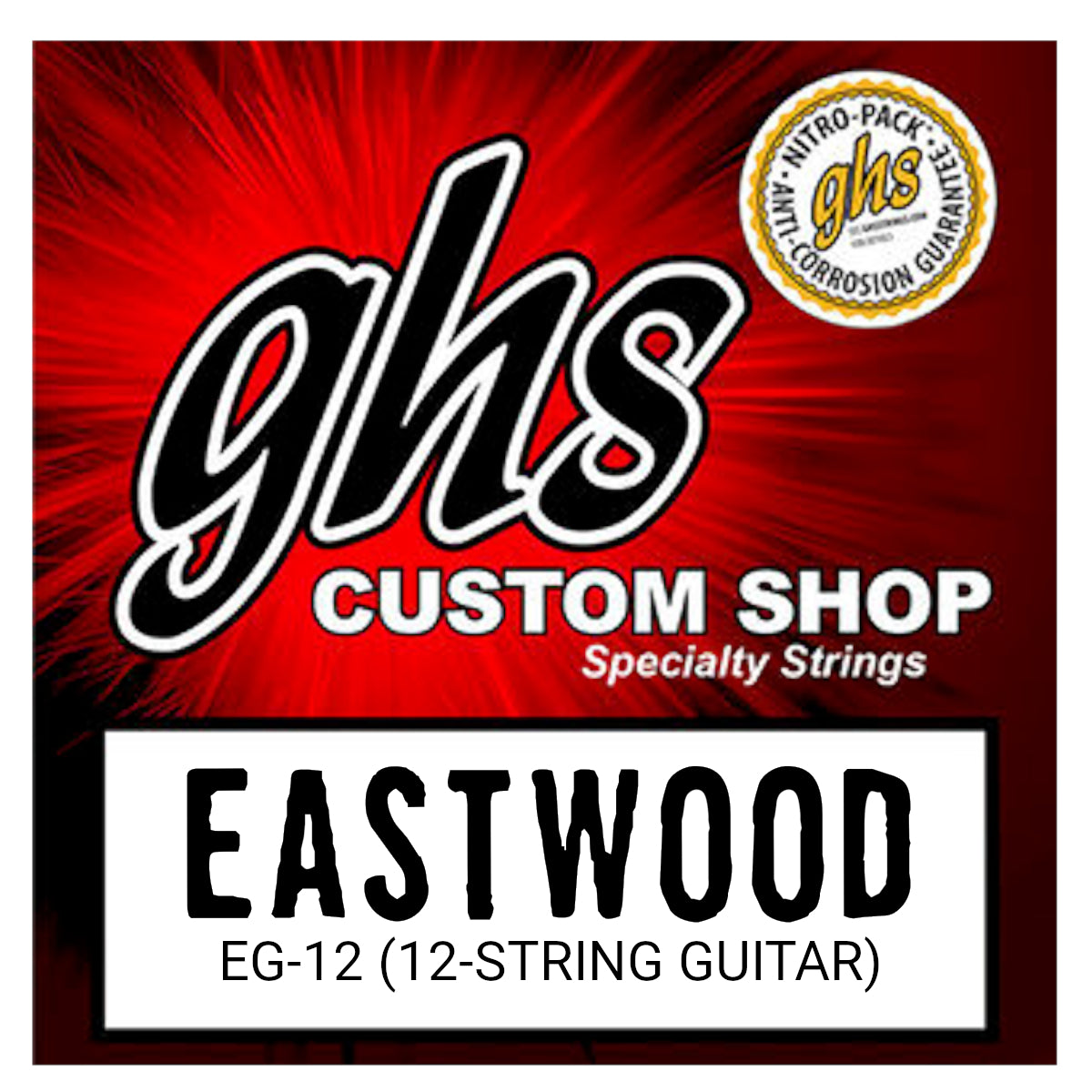 Eastwood/GHS Custom Strings - 12 String Guitar