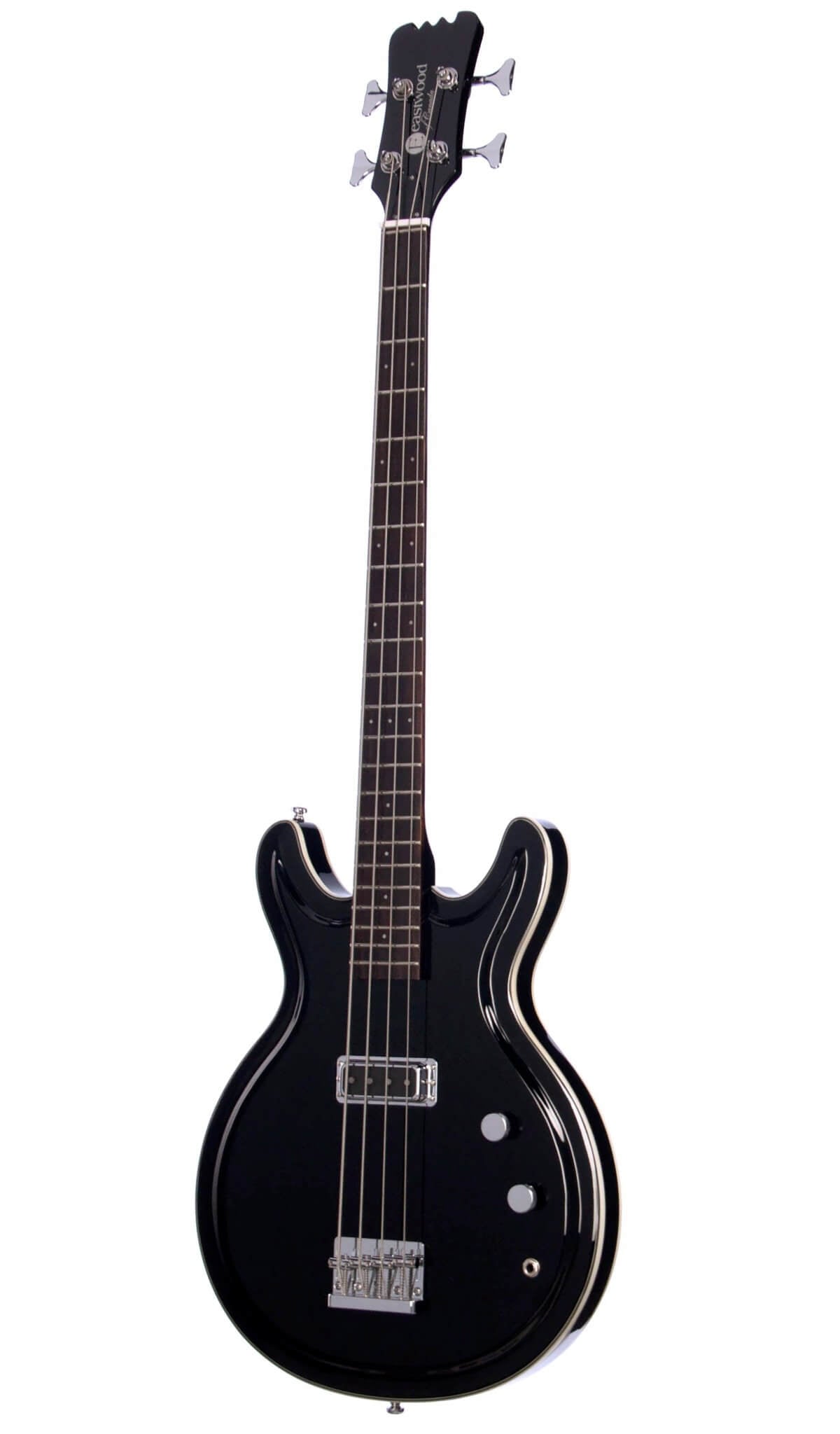 Eastwood Guitars Black Widow Bass Black #color_black