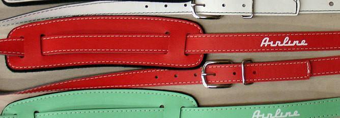 Eastwood Guitars Airline Vintage Style Guitar Strap Red